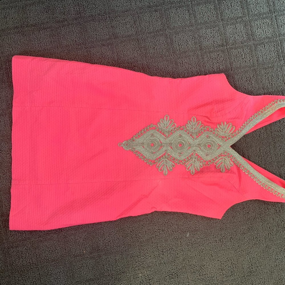 Lilly Pulitzer Pink Junie Shift Dress - Picture 4 of 6